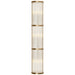 Ralph Lauren Canada - Three Light Linear Wall Sconce - Allen - Natural Brass- Union Lighting Luminaires Decor
