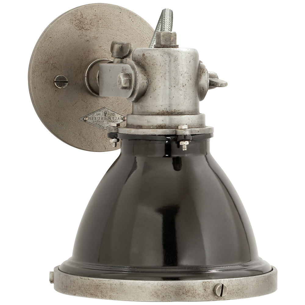 Ralph Lauren Canada - One Light Wall Sconce - Fulton - Industrial Steel- Union Lighting Luminaires Decor