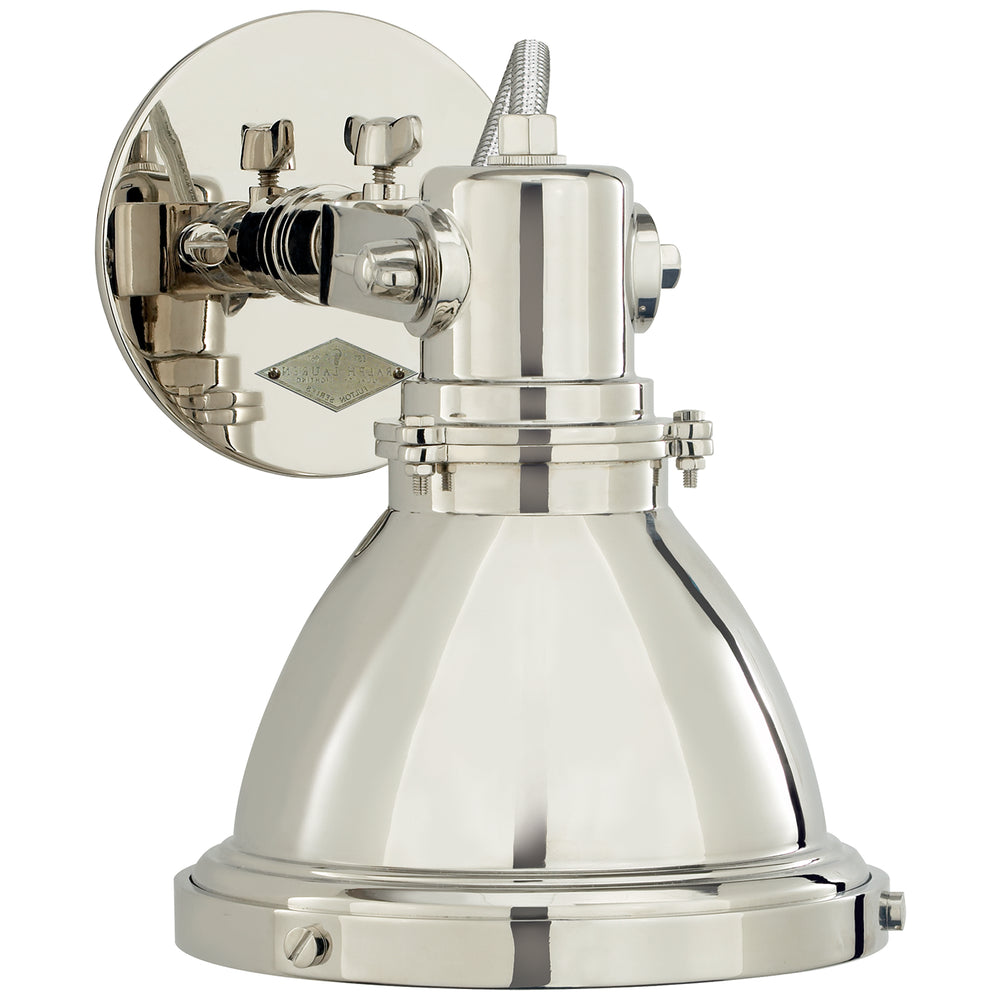 Ralph Lauren Canada - One Light Wall Sconce - Fulton - Polished Nickel- Union Lighting Luminaires Decor