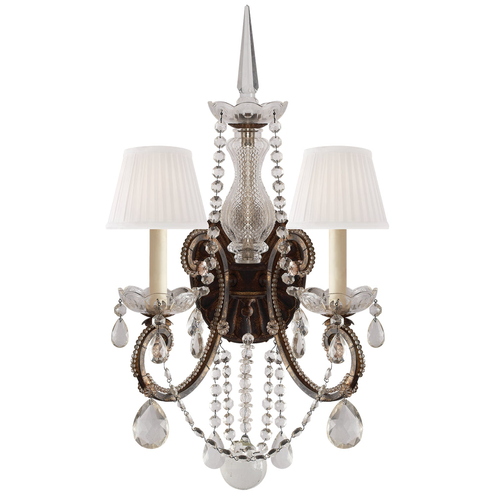Ralph Lauren Canada - Two Light Wall Sconce - Adrianna - Antiqued Gild- Union Lighting Luminaires Decor