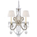 Ralph Lauren Canada - Two Light Wall Sconce - Adrianna - Antique Silver Leaf- Union Lighting Luminaires Decor