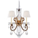 Ralph Lauren Canada - Two Light Wall Sconce - Adrianna - Gilded Iron- Union Lighting Luminaires Decor