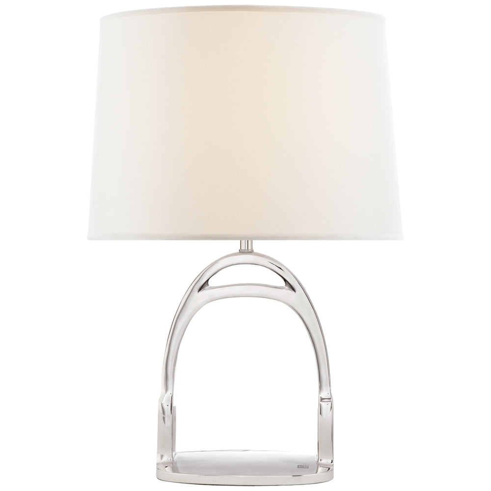 Ralph Lauren Canada - One Light Table Lamp - Westbury - Polished Nickel- Union Lighting Luminaires Decor