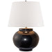 Ralph Lauren Canada - One Light Table Lamp - CARTER - Black Porcelain- Union Lighting Luminaires Decor