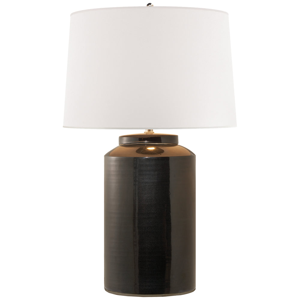 Ralph Lauren Canada - One Light Table Lamp - Carter - Black Porcelain- Union Lighting Luminaires Decor
