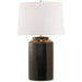 Ralph Lauren Canada - One Light Table Lamp - Carter - Black Porcelain- Union Lighting Luminaires Decor