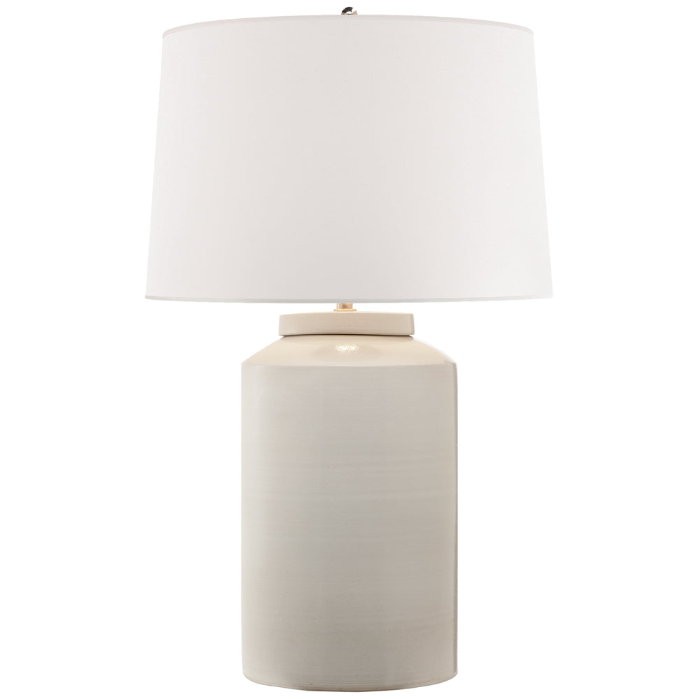 Ralph Lauren Canada - One Light Table Lamp - Carter - White Stoneware- Union Lighting Luminaires Decor