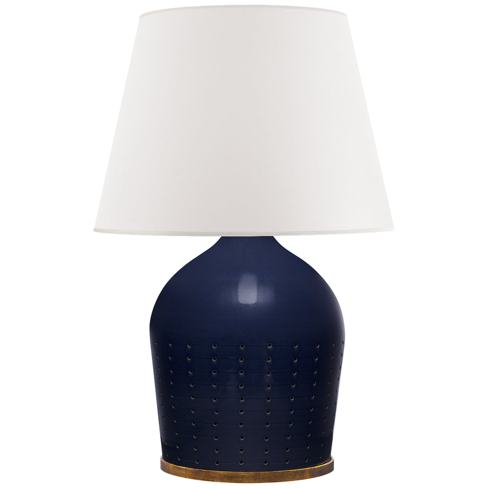 Ralph Lauren Canada - One Light Table Lamp - Halifax - Blue Ceramic- Union Lighting Luminaires Decor
