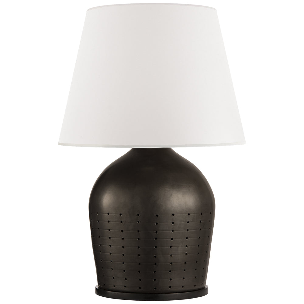 Ralph Lauren Canada - One Light Table Lamp - Halifax - Black Ceramic- Union Lighting Luminaires Decor