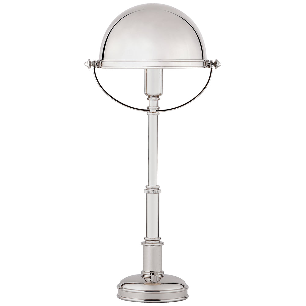 Ralph Lauren Canada - One Light Mini Lamp - Carthage - Polished Nickel- Union Lighting Luminaires Decor