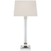 Ralph Lauren Canada - One Light Table Lamp - varick - Crystal with Polished Nickel- Union Lighting Luminaires Decor