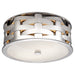 Ralph Lauren Canada - Two Light Flush Mount - Ella - Polished Nickel- Union Lighting Luminaires Decor