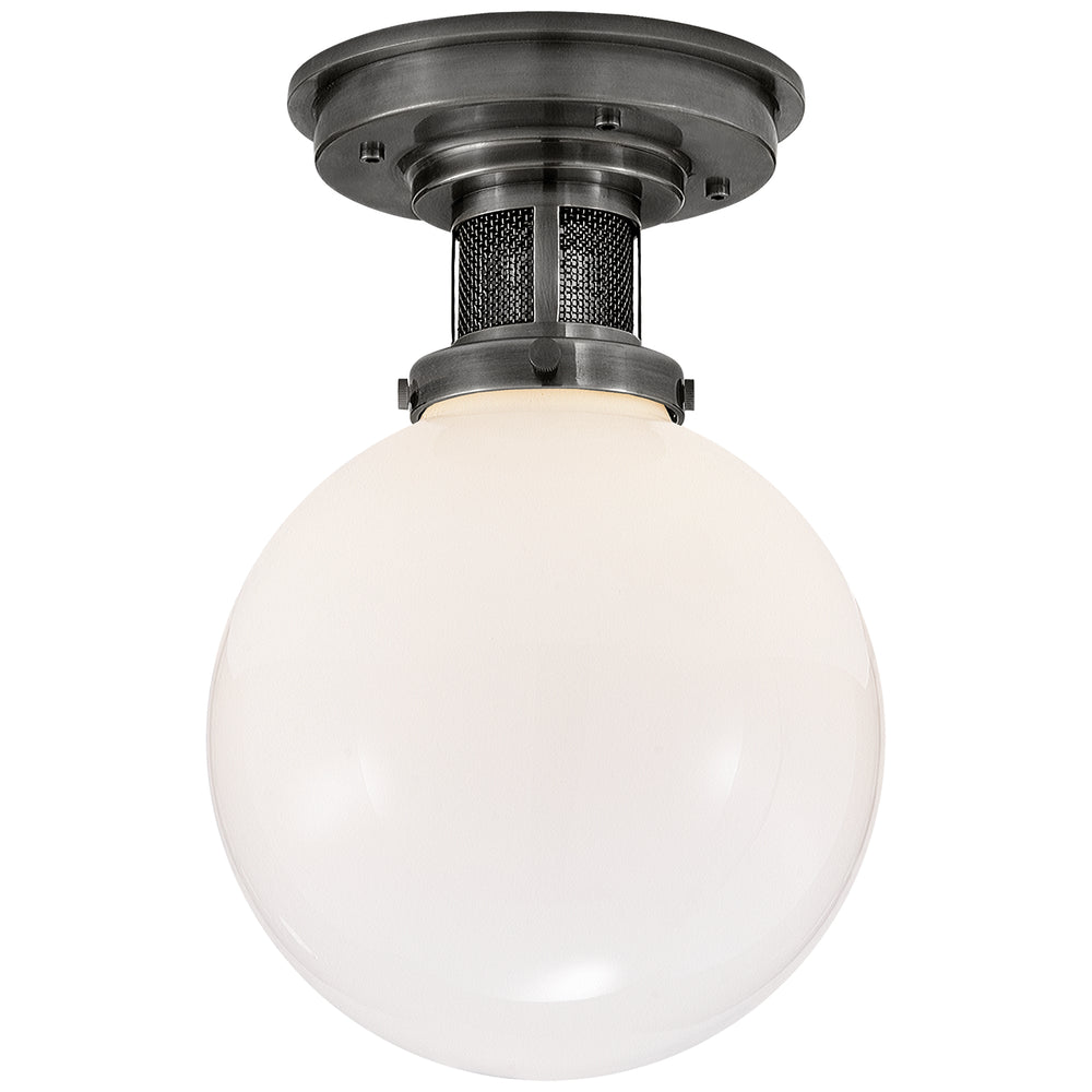 Ralph Lauren Canada - One Light Flush Mount - McCarren - Bronze- Union Lighting Luminaires Decor