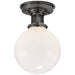 Ralph Lauren Canada - One Light Flush Mount - McCarren - Bronze- Union Lighting Luminaires Decor