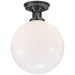 Ralph Lauren Canada - One Light Flush Mount - McCarren - Bronze- Union Lighting Luminaires Decor