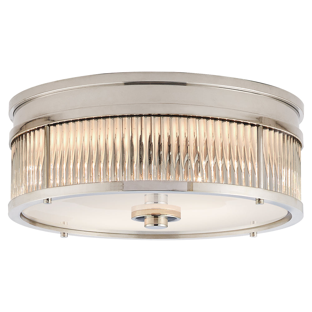 Ralph Lauren Canada - Two Light Flush Mount - Allen - Polished Nickel- Union Lighting Luminaires Decor
