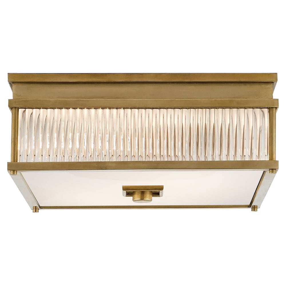 Ralph Lauren Canada - Two Light Flush Mount - Allen - Natural Brass- Union Lighting Luminaires Decor