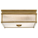 Ralph Lauren Canada - Two Light Flush Mount - Allen - Natural Brass- Union Lighting Luminaires Decor