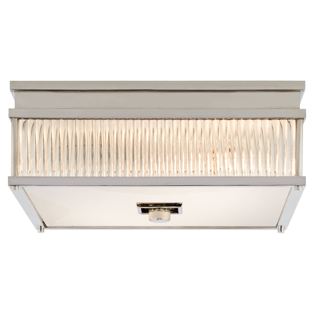 Ralph Lauren Canada - Two Light Flush Mount - Allen - Polished Nickel- Union Lighting Luminaires Decor