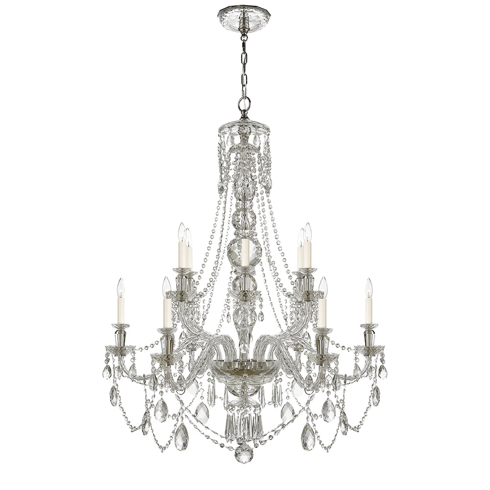 Ralph Lauren Canada - 12 Light Chandelier - Daniela - Crystal- Union Lighting Luminaires Decor