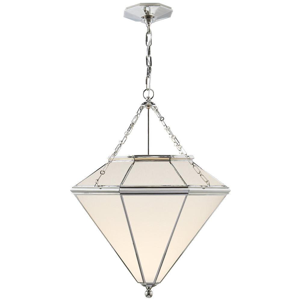 Ralph Lauren Canada - Four Light Pendant - Cannes - Polished Nickel- Union Lighting Luminaires Decor