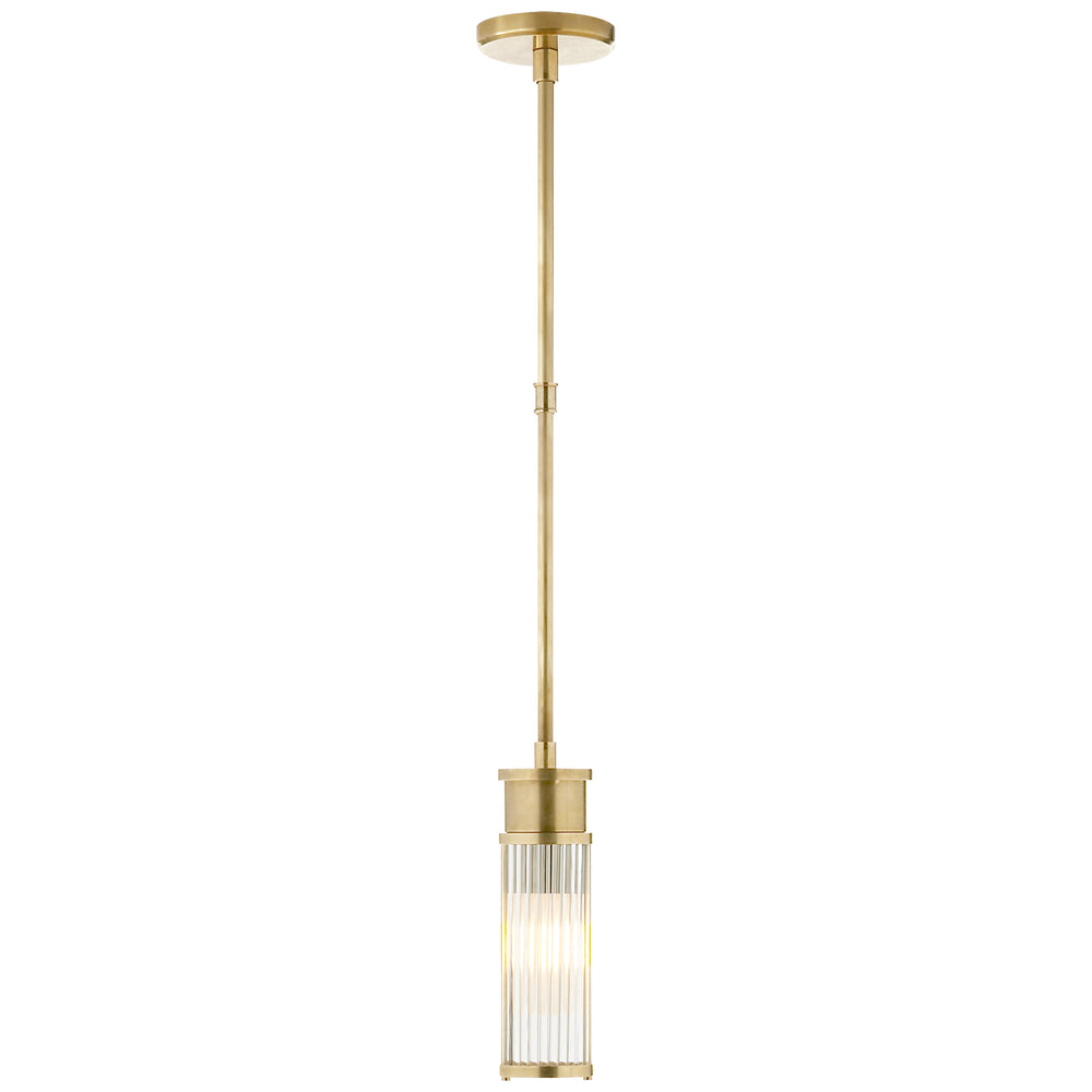 Ralph Lauren Canada - One Light Mini Pendant - Allen - Natural Brass- Union Lighting Luminaires Decor