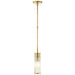 Ralph Lauren Canada - One Light Mini Pendant - Allen - Natural Brass- Union Lighting Luminaires Decor