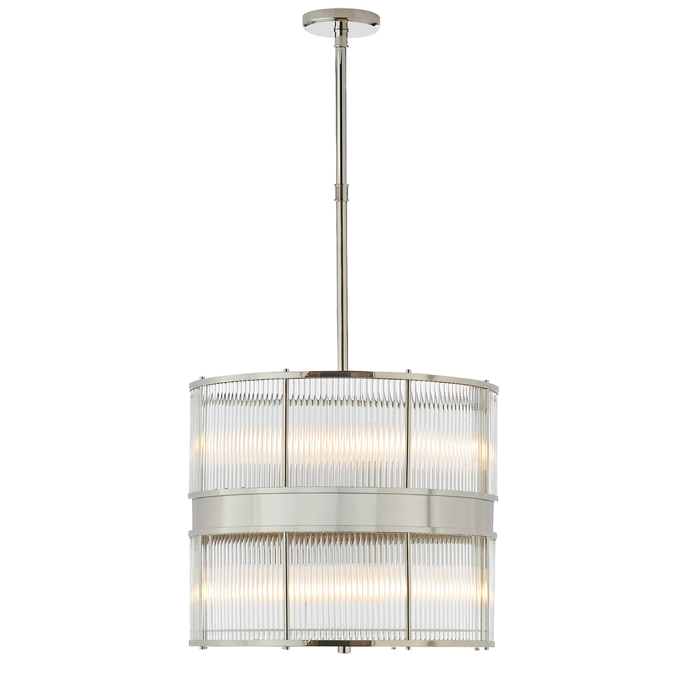 Ralph Lauren Canada - Eight Light Chandelier - Allen - Polished Nickel- Union Lighting Luminaires Decor