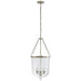 Ralph Lauren Canada - Three Light Lantern - Cambridge - Butler's Silver- Union Lighting Luminaires Decor
