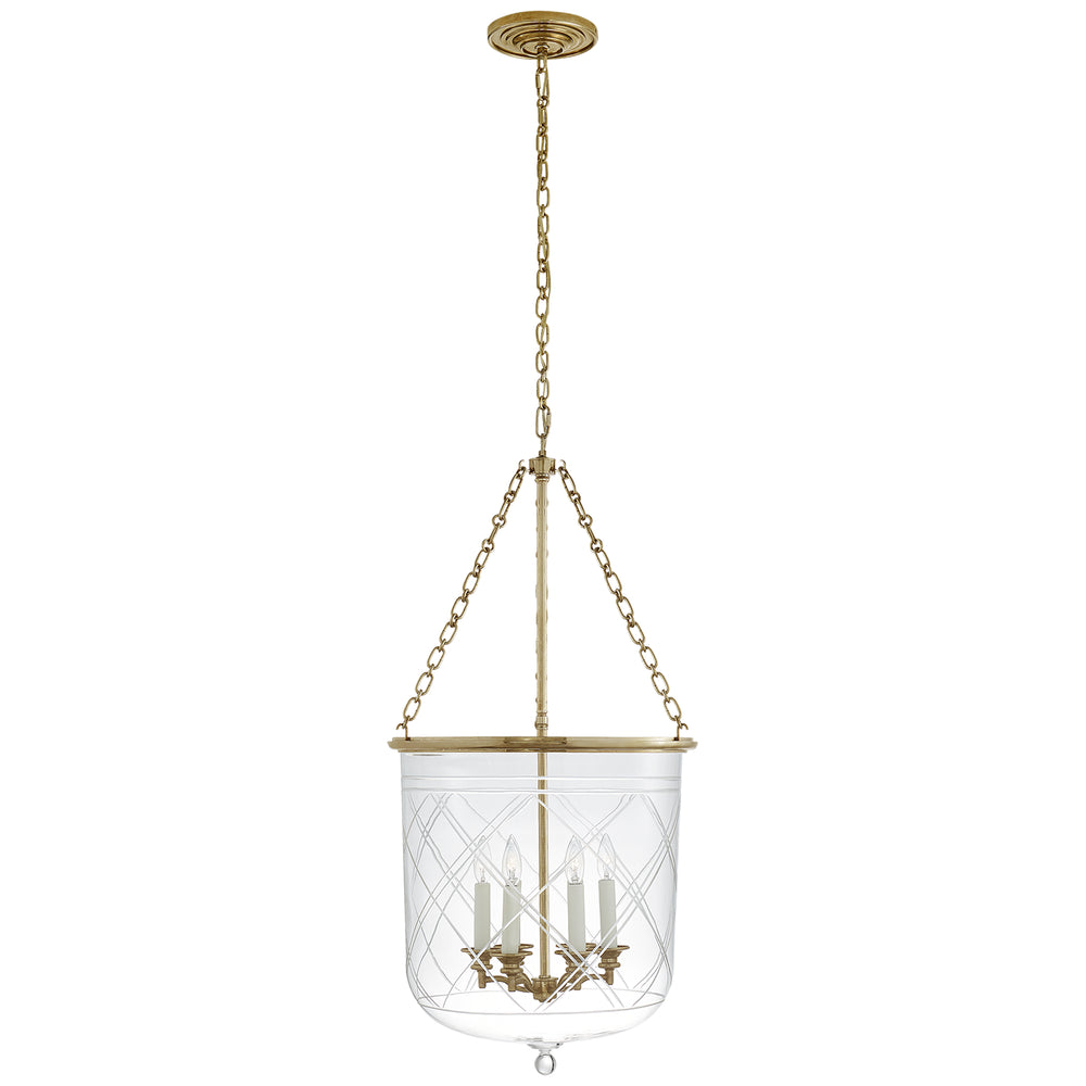 Ralph Lauren Canada - Six Light Lantern - Cambridge - Natural Brass- Union Lighting Luminaires Decor