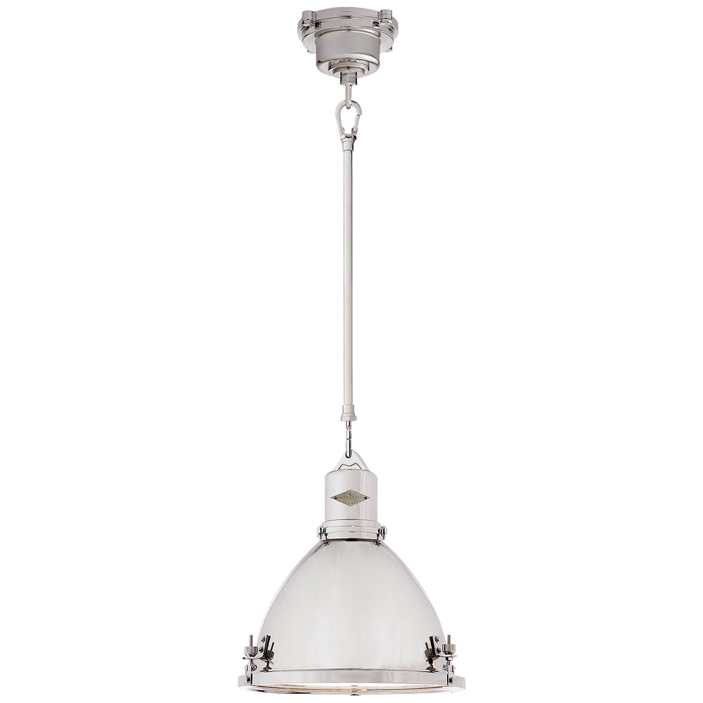 Ralph Lauren Canada - One Light Pendant - Fulton - Polished Nickel- Union Lighting Luminaires Decor