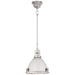 Ralph Lauren Canada - One Light Pendant - Fulton - Polished Nickel- Union Lighting Luminaires Decor