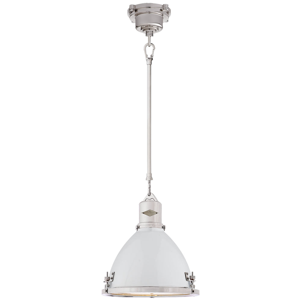 Ralph Lauren Canada - One Light Pendant - Fulton - Polished Nickel- Union Lighting Luminaires Decor