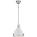 Ralph Lauren Canada - One Light Pendant - Fulton - Polished Nickel- Union Lighting Luminaires Decor