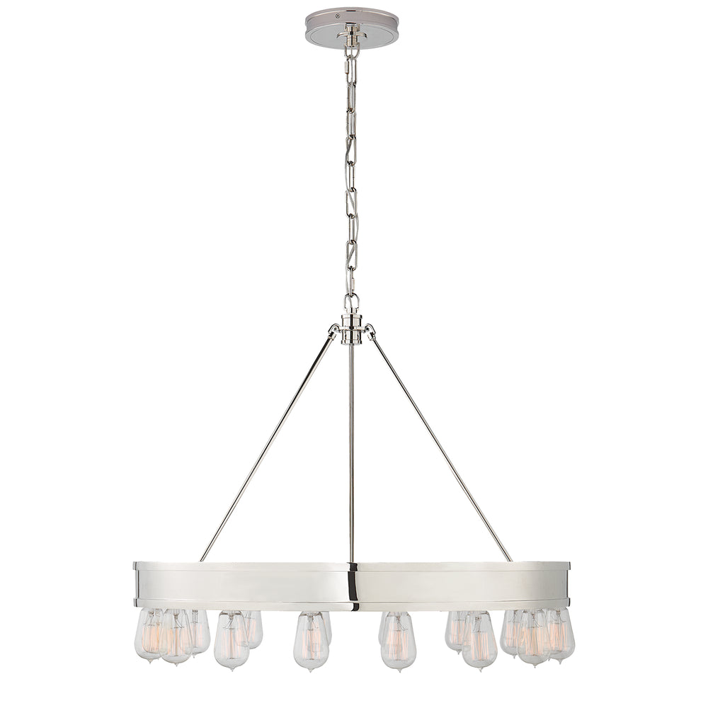 Ralph Lauren Canada - 16 Light Chandelier - Roark - Polished Nickel- Union Lighting Luminaires Decor