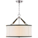 Ralph Lauren Canada - Three Light Pendant - Broomfield - Polished Nickel- Union Lighting Luminaires Decor