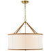 Ralph Lauren Canada - Four Light Pendant - Broomfield - Natural Brass- Union Lighting Luminaires Decor