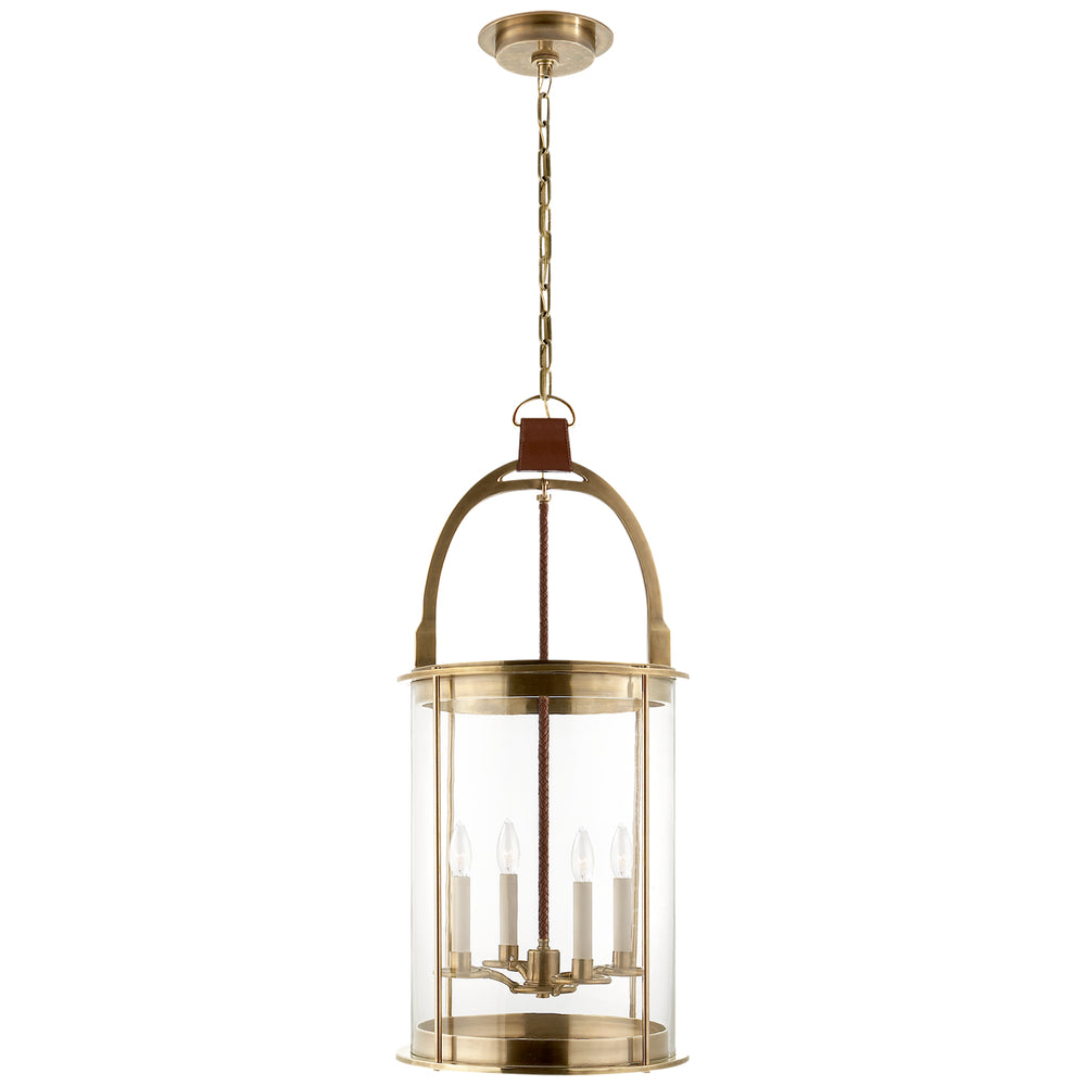 Ralph Lauren Canada - Four Light Lantern - Westbury - Natural Brass- Union Lighting Luminaires Decor