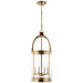 Ralph Lauren Canada - Four Light Lantern - Westbury - Natural Brass- Union Lighting Luminaires Decor