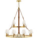 Ralph Lauren Canada - 12 Light Chandelier - Westbury - Natural Brass- Union Lighting Luminaires Decor