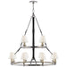 Ralph Lauren Canada - 12 Light Chandelier - Westbury - Polished Nickel- Union Lighting Luminaires Decor