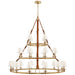 Ralph Lauren Canada - 24 Light Chandelier - Westbury - Natural Brass- Union Lighting Luminaires Decor