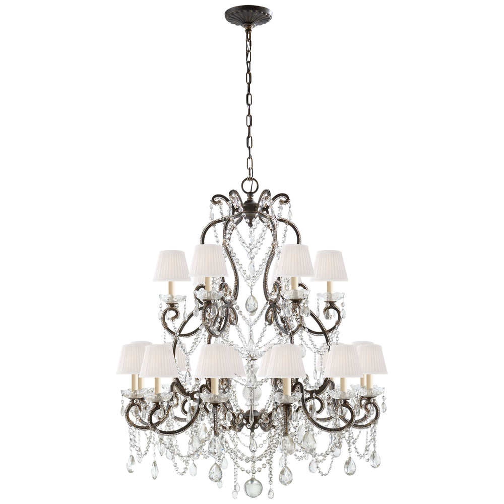 Ralph Lauren Canada - 18 Light Chandelier - Adrianna - Antiqued Gild- Union Lighting Luminaires Decor