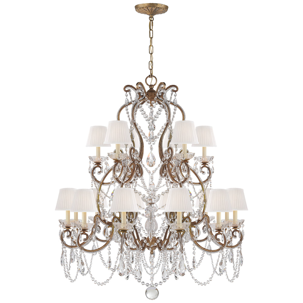 Ralph Lauren Canada - 18 Light Chandelier - Adrianna - Gilded Iron- Union Lighting Luminaires Decor
