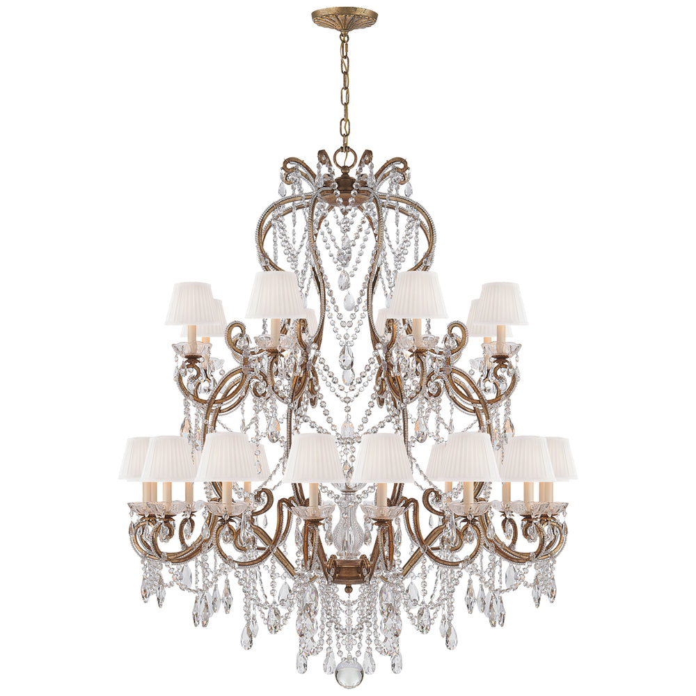 Ralph Lauren Canada - 24 Light Chandelier - Adrianna - Gilded Iron- Union Lighting Luminaires Decor