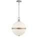 Ralph Lauren Canada - Four Light Pendant - Hendricks - Polished Nickel- Union Lighting Luminaires Decor