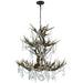 Ralph Lauren Canada - 12 Light Chandelier - Straton - Natural Bone- Union Lighting Luminaires Decor