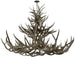 Ralph Lauren Canada - 18 Light Chandelier - Straton - Natural Bone- Union Lighting Luminaires Decor
