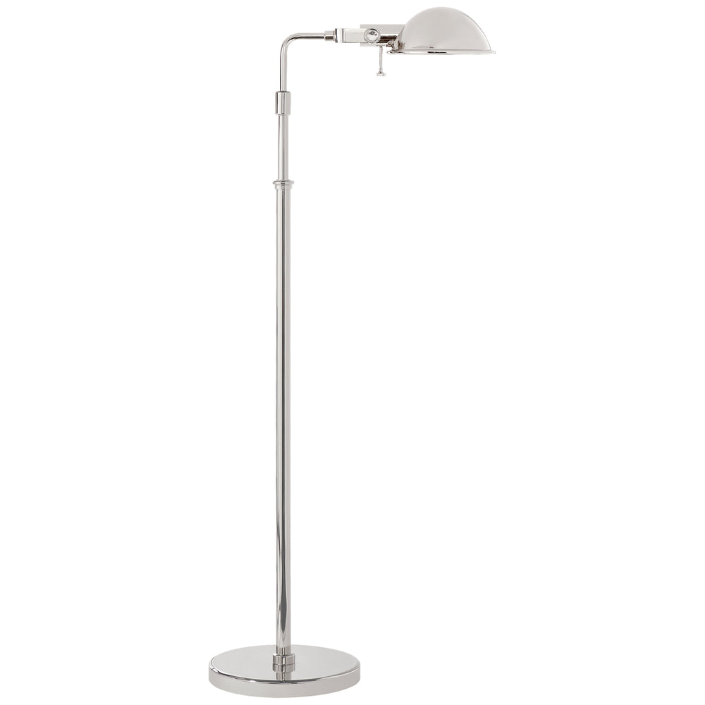 Ralph Lauren Canada - One Light Floor Lamp - Fairfield - Polished Nickel- Union Lighting Luminaires Decor