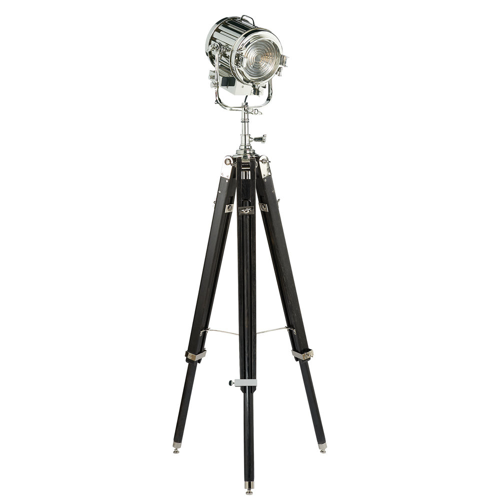 Ralph Lauren Canada - One Light Floor Lamp - Montauk - Ebonized Oak- Union Lighting Luminaires Decor